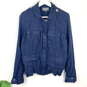 Anthropologie Michael Stars Linen Utility Jacket